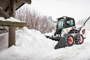 Bobcat S510 - уборка снега